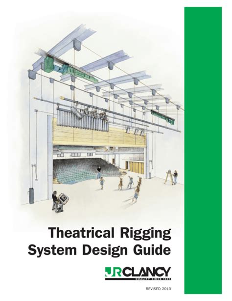 Theatrical Rigging System Design Guide 